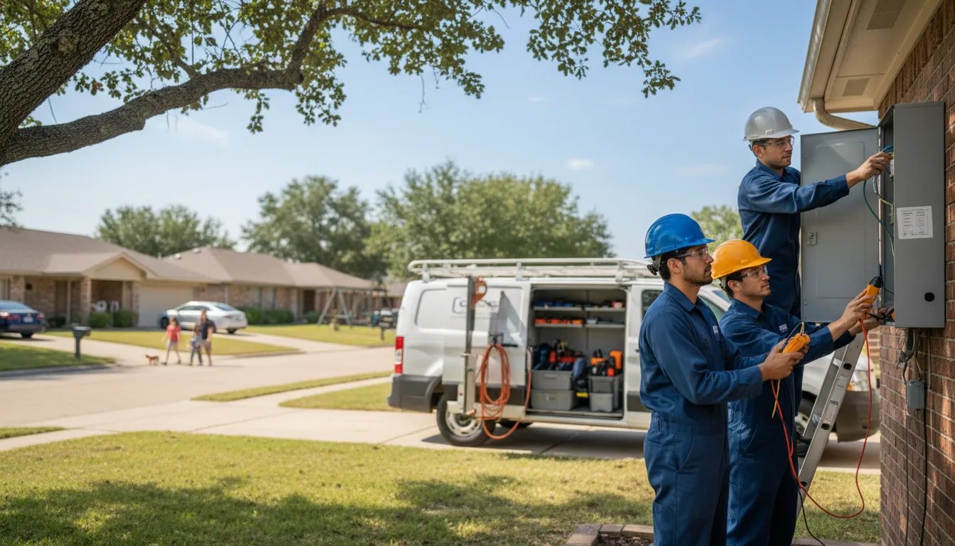 Certified electrician providing emergency electrical services in Catawba, WI